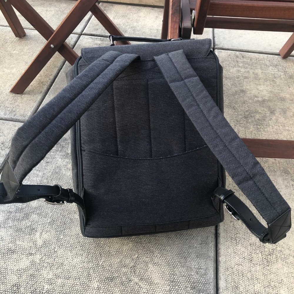 State Bags - Charcoal Rugged Nylon Rucksack - Picture 8 of 12
